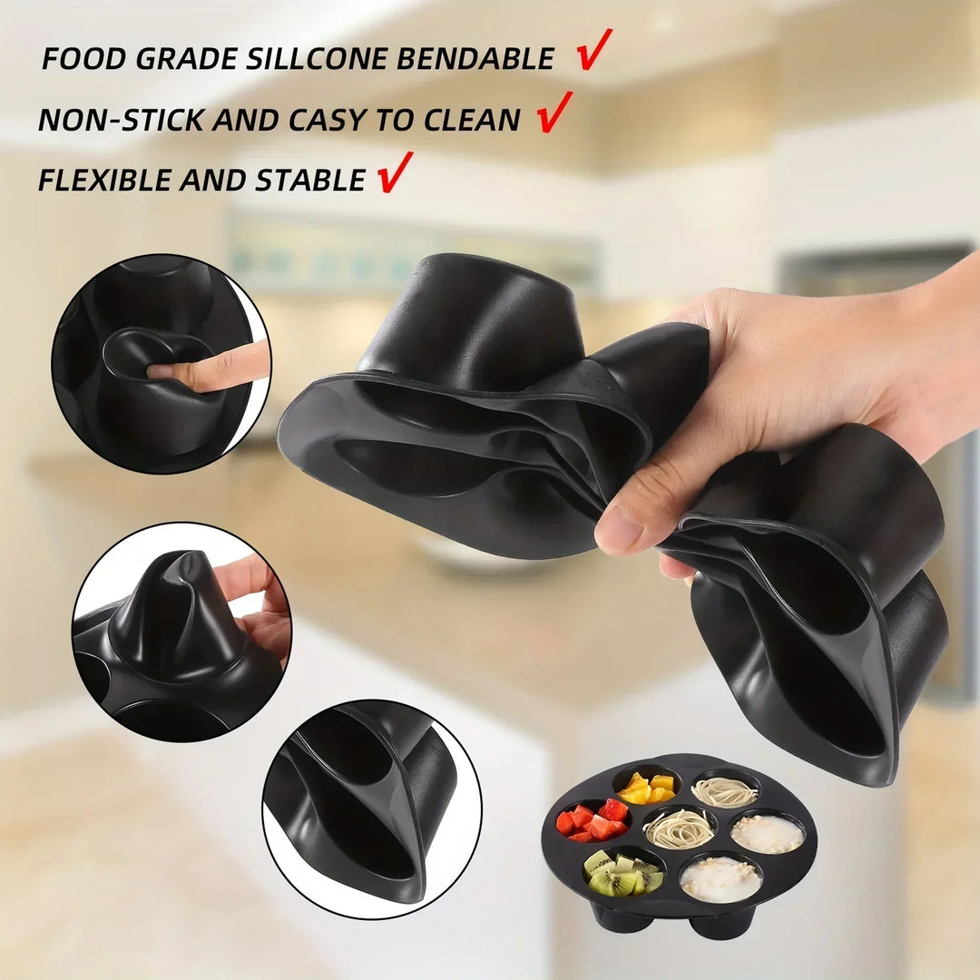 Silicone Baking Mold for Microwave and Air Fryer - FlexiBake-18.01 cm-State of Style