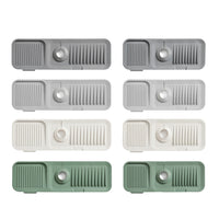 Silicone Draining Mat with Self-Drainage – DripGuard-White-Small-State of Style