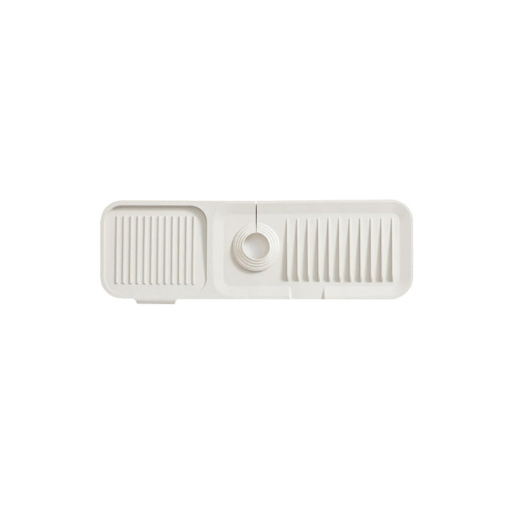 Silicone Draining Mat with Self-Drainage – DripGuard-White-Small-State of Style