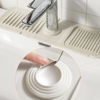 Silicone Draining Mat with Self-Drainage – DripGuard-White-Small-State of Style