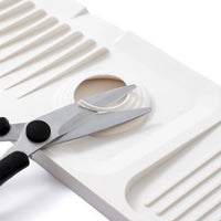 Silicone Draining Mat with Self-Drainage – DripGuard-White-Small-State of Style
