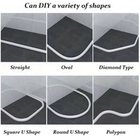 Silicone Shower Barrier - DryGuard-1 Metre-White-State of Style