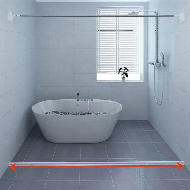Silicone Shower Barrier - DryGuard-1 Metre-White-State of Style