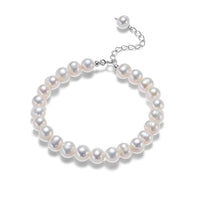 Silver Bracelet with Freshwater Pearls | Timeless Charm Collection-State of Style
