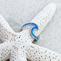 Silver Sea Wave Ring - Ondina-5-State of Style