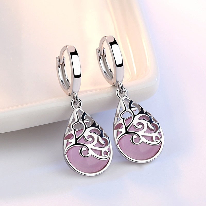 Silver Tree of Life Earrings - Vivara-State of Style