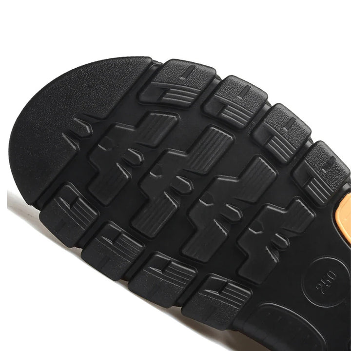 Simon - Orthopedische Zwarte Comfort Sandalen-Zwart-38-State of Style
