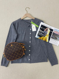 Simple Solid Long Sleeve Jumper - PurStyle-S (36/38)-State of Style