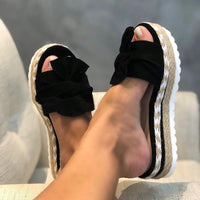 Sinda Platform Sandals | Trendy & Comfortable Summer Footwear-Black-4.5-State of Style