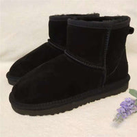 Single High Leather Women's Snow Boots - Nora-Black-3.0-State of Style