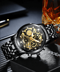 Skeleton Men's Watch - Eclipse-Silver-State of Style