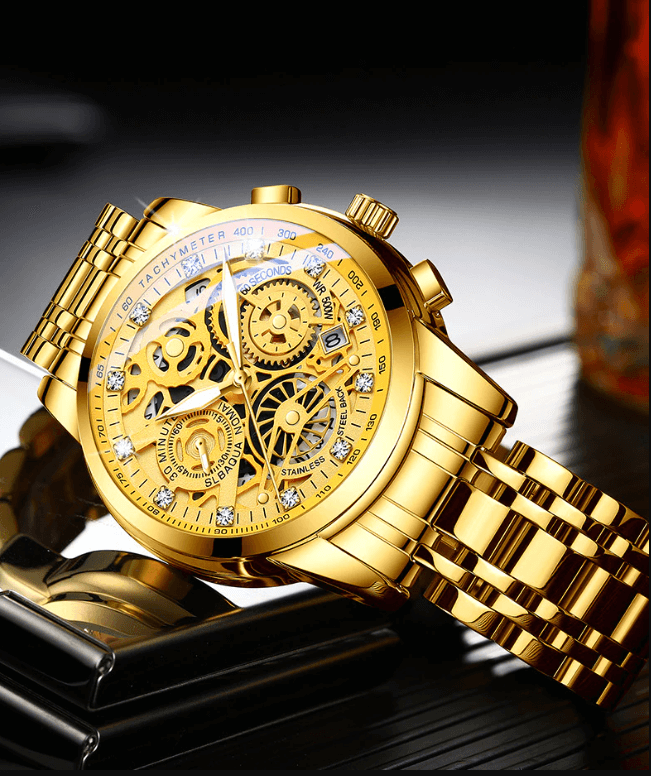 Skeleton Men's Watch - Eclipse-Silver-State of Style