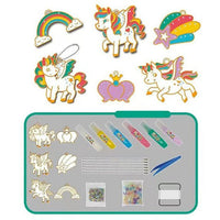 Creative craft kit for children – make your own sparkly hanging decorations