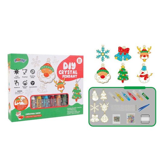 Creative craft kit for children – make your own sparkly hanging decorations