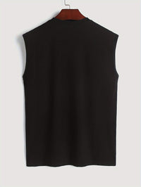 Sleeveless shirt with bird print cotton summer look - Noah (1+1 FREE)-White-M(48)-State of Style