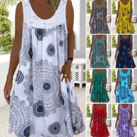 Sleeveless Summer Dress – Miranda | Airy & Comfortable-White-S-State of Style