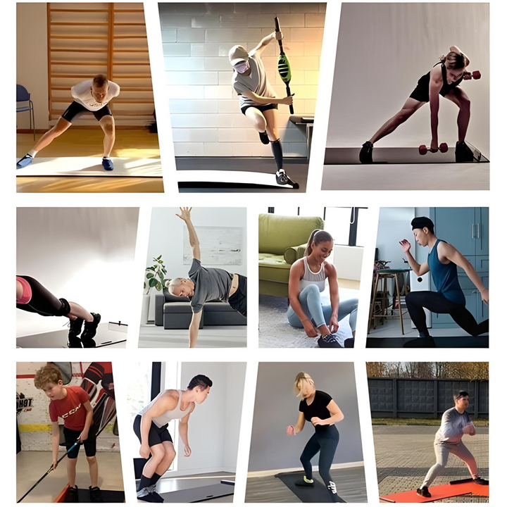 Slide Board for Balance and Strength Training - Nova-Black-State of Style