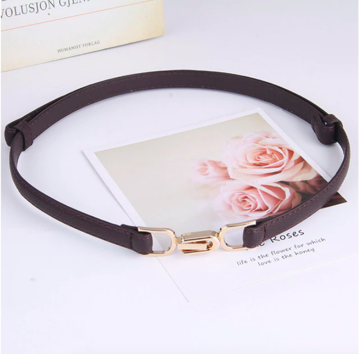 Slim Adjustable Dress Belt | Elegant & Versatile-Black-1-State of Style