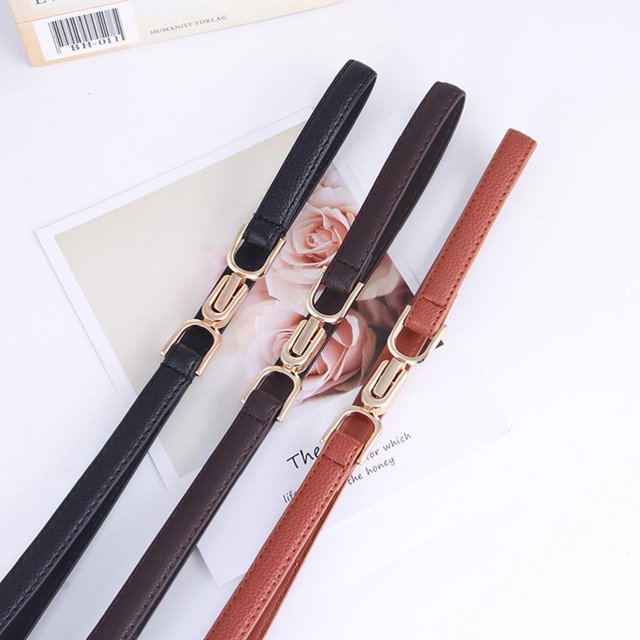Slim Adjustable Dress Belt | Elegant & Versatile-Black-1-State of Style
