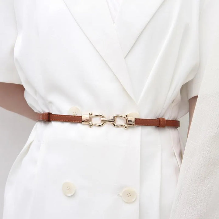 Slim Adjustable Dress Belt | Elegant & Versatile-Camel-9-State of Style