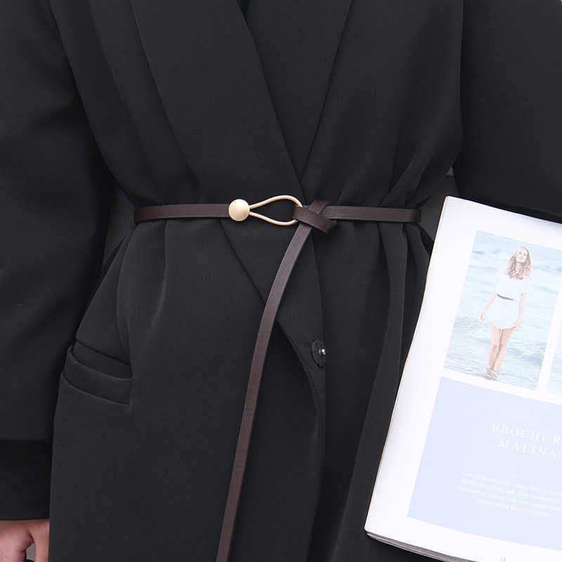Slim Adjustable Dress Belt | Elegant & Versatile-Coffee-2-State of Style