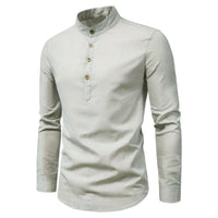 Slim-Fit Business Shirt Albert – Classic Formal & Casual Style-Grey-M-State of Style