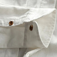 Slim-Fit Cotton-Linen Shirt Benedict – Classic Stand-Up Collar-Grey-L-State of Style