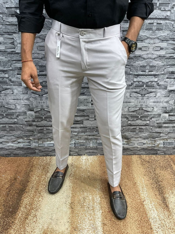 Slim Fit Formal Men's Trousers – Milan-Black-28-State of Style