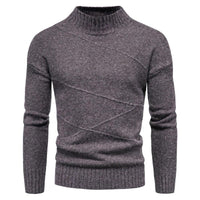 Slim Fit Men's Sweater - Orion-Grey-M-State of Style