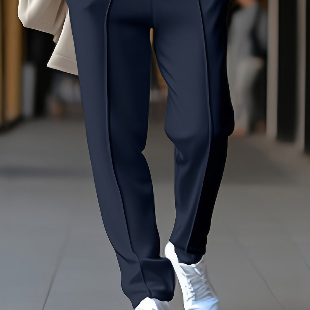 Slim Fit Stretch Chino - Max-Navy-S-State of Style