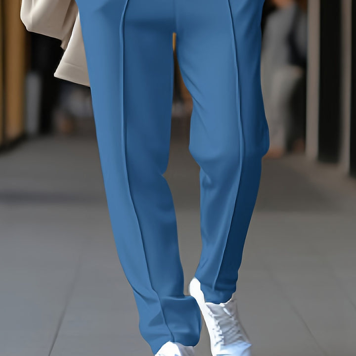 Slim Fit Stretch Chino - Max-Sea Blue-S-State of Style