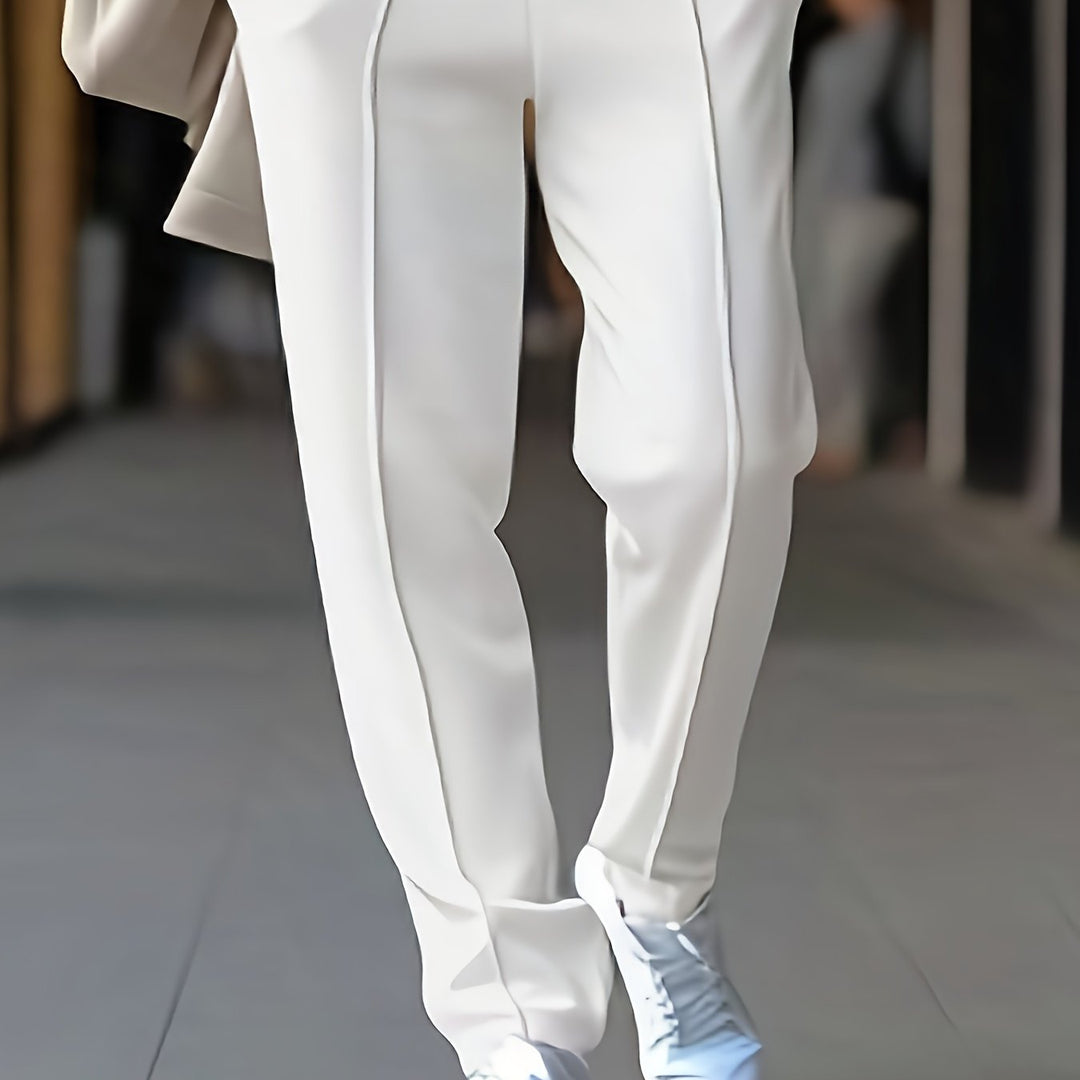 Slim Fit Stretch Chino - Max-White-M-State of Style