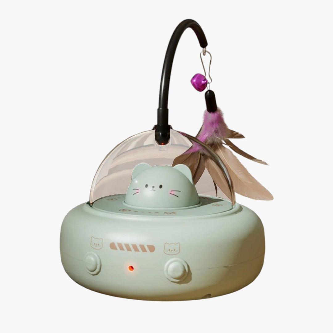 Slim Laser Cat Toy with Rainbow Light - Nola-Green-State of Style