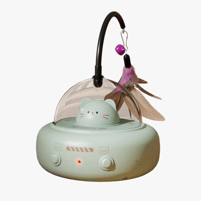 Slim Laser Cat Toy with Rainbow Light - Nola-Green-State of Style