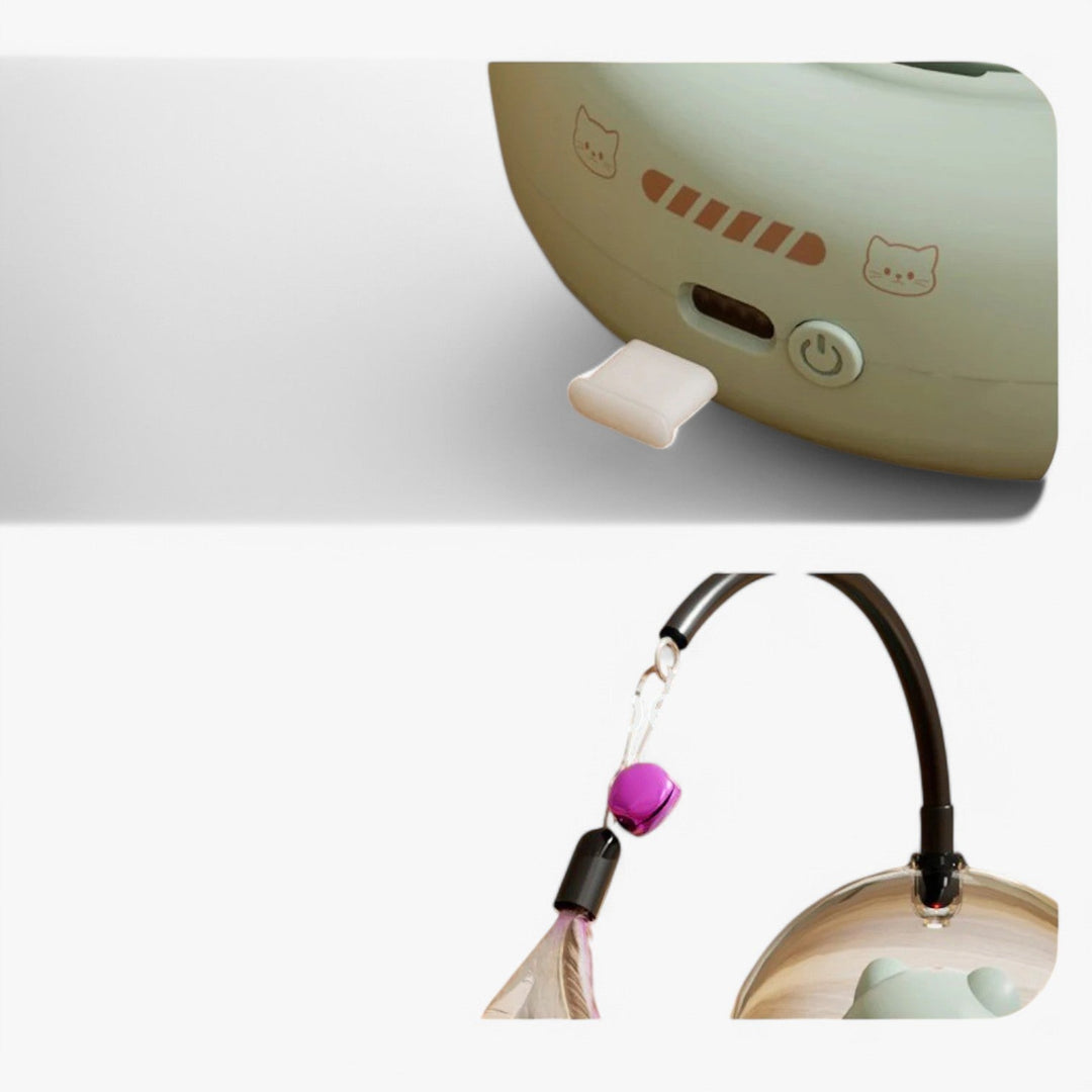 Slim Laser Cat Toy with Rainbow Light - Nola-Pink-State of Style