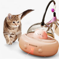 Slim Laser Cat Toy with Rainbow Light - Nola-Pink-State of Style