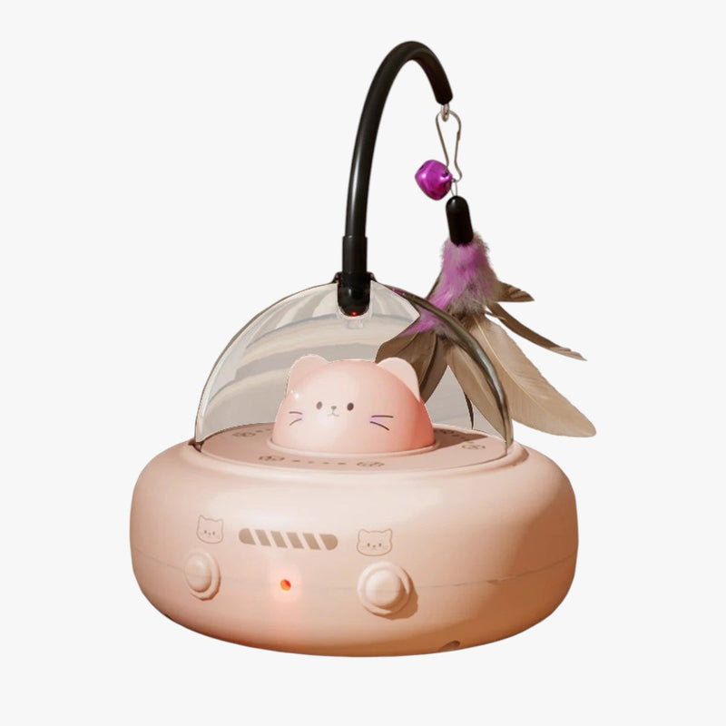 Slim Laser Cat Toy with Rainbow Light - Nola-Pink-State of Style