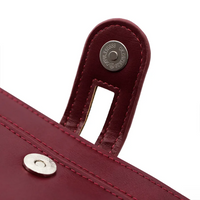 Slim Long Leather Wallet | Stylish & Functional with Double Zippers-Sky Blue-State of Style