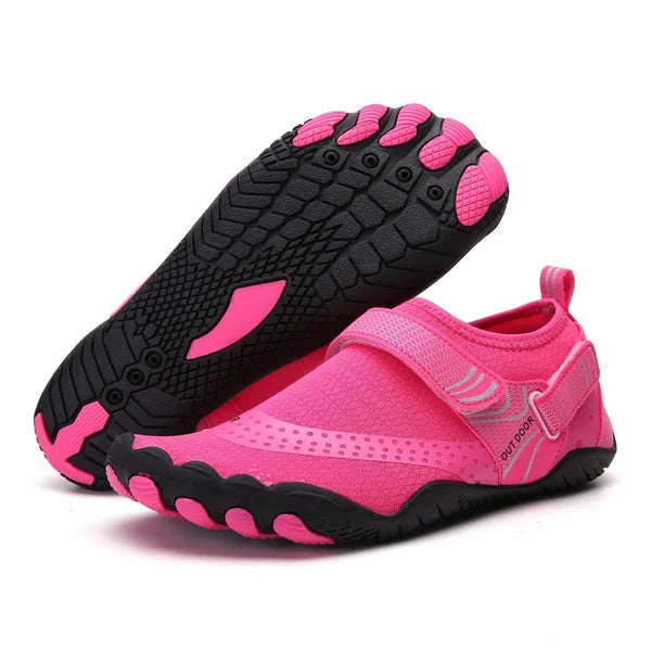 Slip-resistant & Orthopaedic for Men - Barefoot Water Shoes HydroFlex-Pink-3.5-State of Style