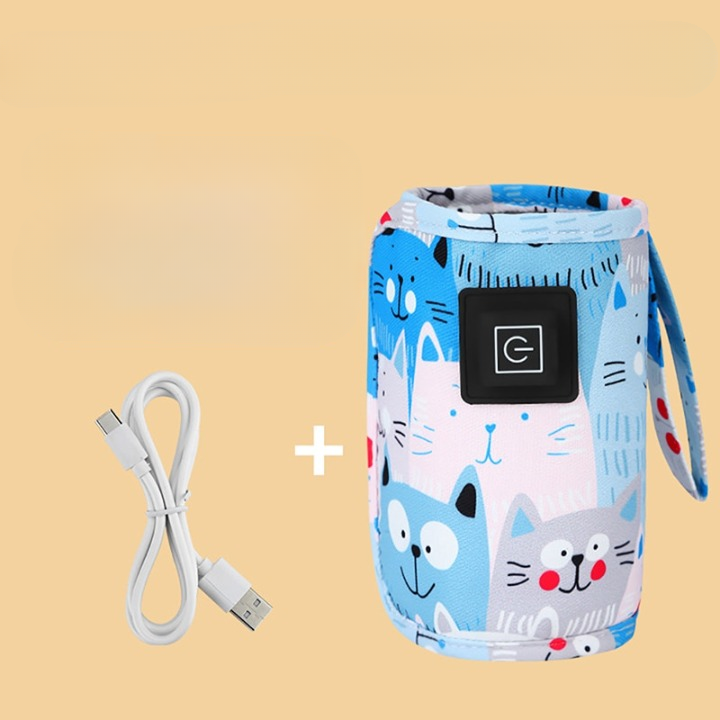 Smart and Portable Bottle Warmer - MilkWarmer Go-Blue-State of Style