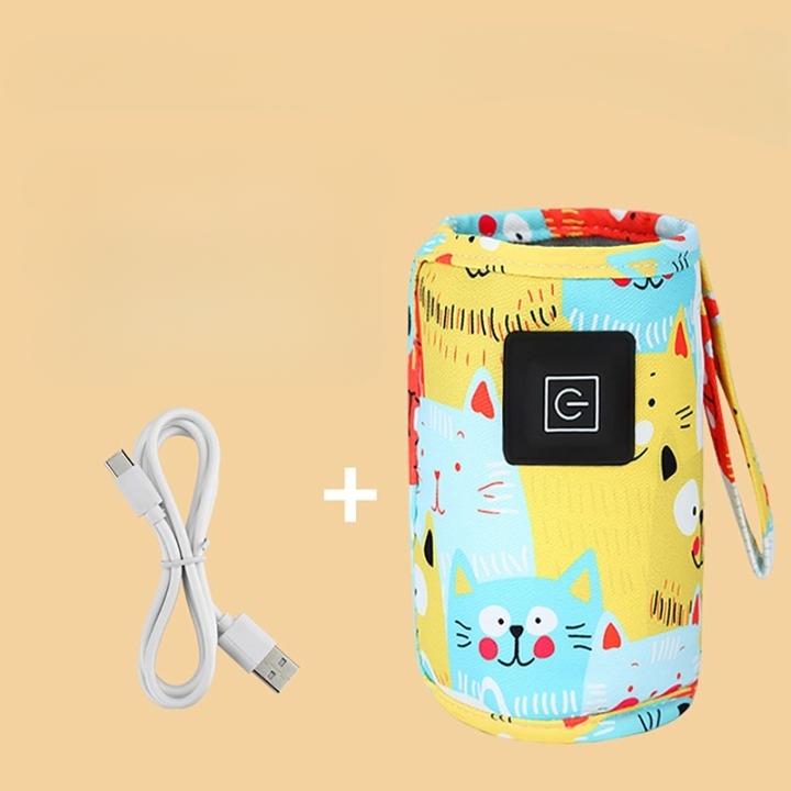 Smart and Portable Bottle Warmer - MilkWarmer Go-Yellow-State of Style