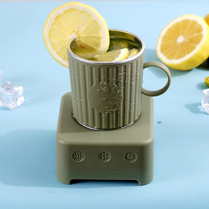 Smart Mug with Fast Cooling and Heating - ThermoMug-Green-State of Style