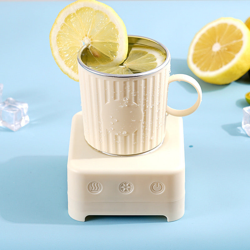 Smart Mug with Fast Cooling and Heating - ThermoMug-Yellow-State of Style