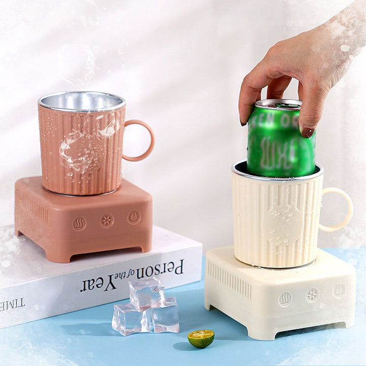 Smart Mug with Fast Cooling and Heating - ThermoMug-Yellow-State of Style