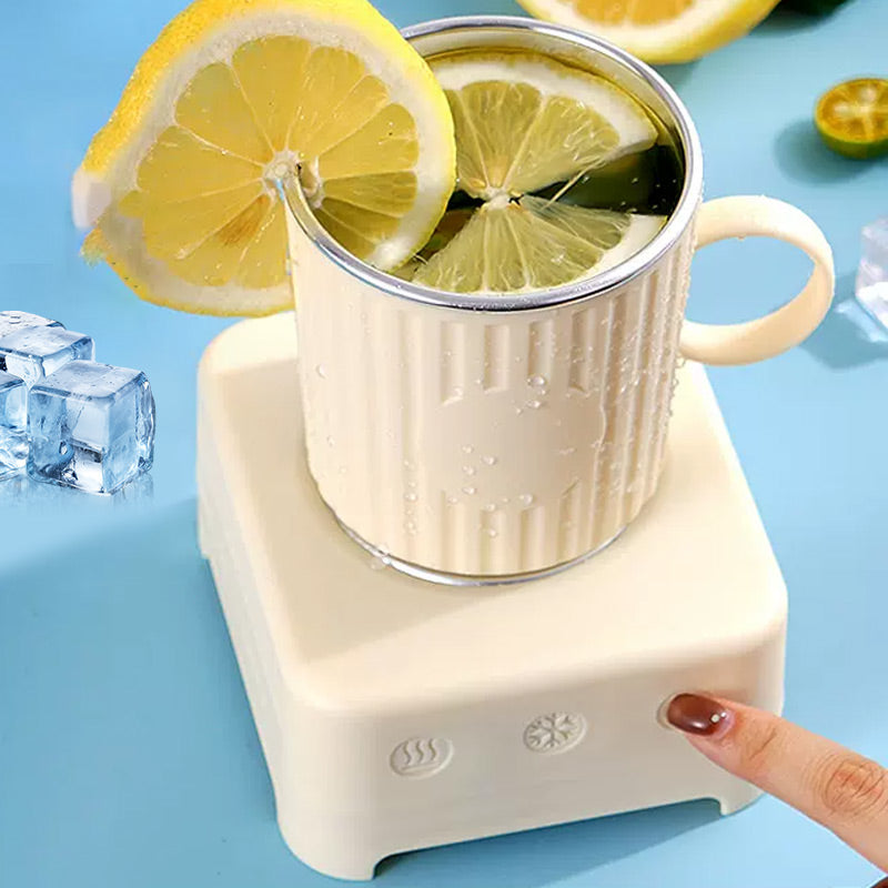 Smart Mug with Fast Cooling and Heating - ThermoMug-Yellow-State of Style