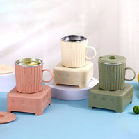 Smart Mug with Fast Cooling and Heating - ThermoMug-Yellow-State of Style
