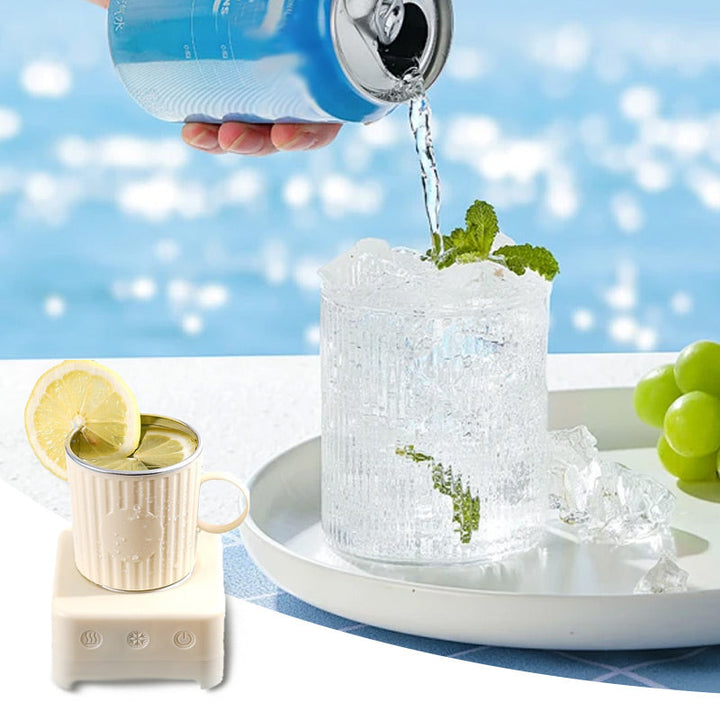 Smart Mug with Fast Cooling and Heating - ThermoMug-Yellow-State of Style