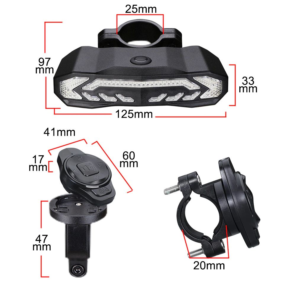 Smart Rear Light Alarm - BikeGuard™-State of Style