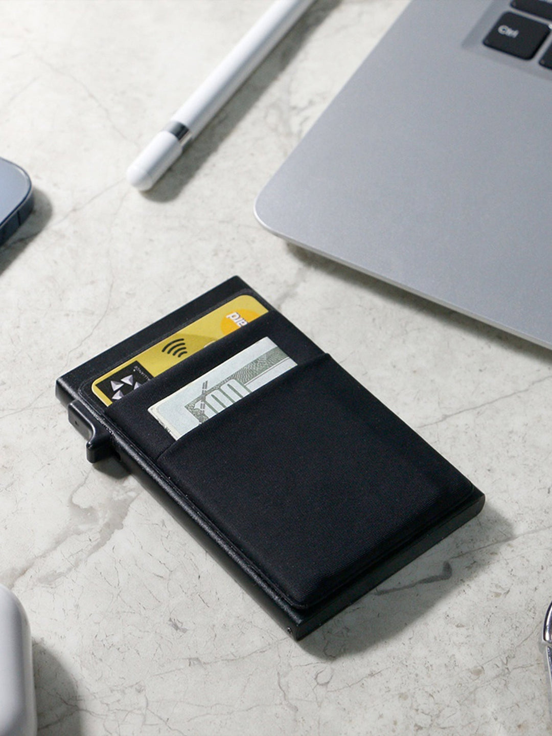 SMART RFID CREDIT CARD HOLDER - THIN MINI METAL WALLET FOR MEN-Style2 gold-State of Style