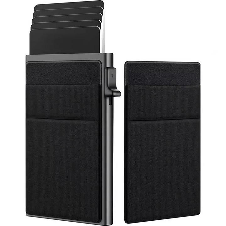 SMART RFID CREDIT CARD HOLDER - THIN MINI METAL WALLET FOR MEN-Style2 gold-State of Style